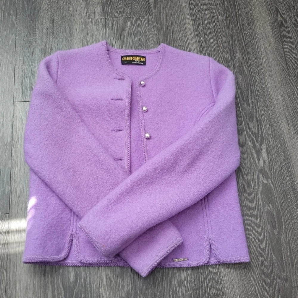 Geiger 100% Wool Sweater